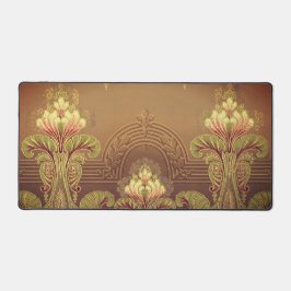 Viktorianisches Blumenfriedel, elegante Blume Juge Schreibtischunterlage