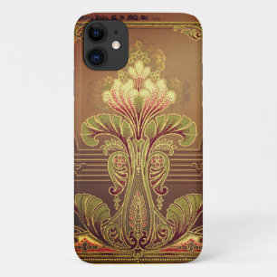 Viktorianisches Blumenfriedel, elegante Jugendstil Case-Mate iPhone Hülle