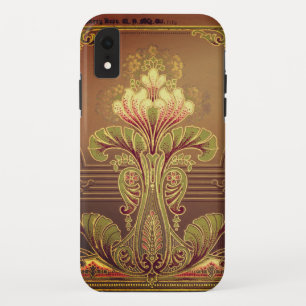 Viktorianisches Blumenfriedel, elegante Jugendstil Case-Mate iPhone Hülle