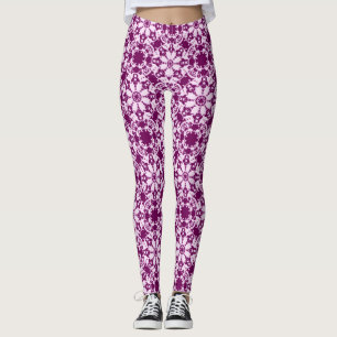 viktorianisches Blumenmuster Leggings