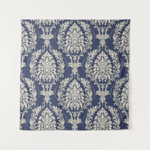 Viktorianisches Damask Wallpaper-Vintages Muster Wandteppich