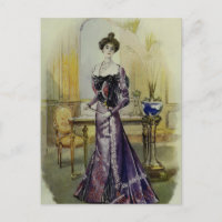 Viktorianisches Dame-Vintages französisches Modege