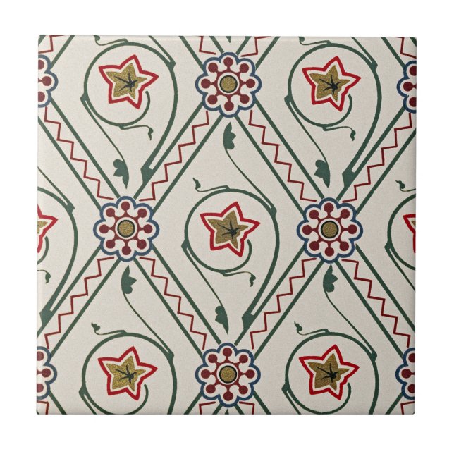 Viktorianisches Design #3 @ VictoriaShaylee Fliese (Vorderseite)