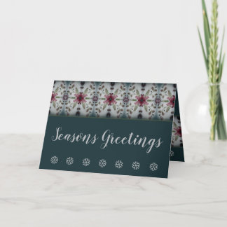 Viktorianisches Design Feiertagskarte