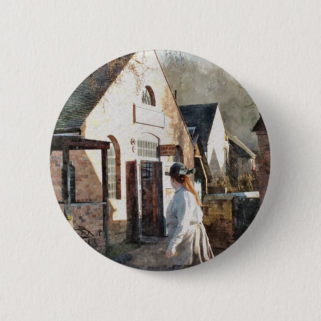 VIKTORIANISCHES ENGLAND BUTTON (Vorderseite)