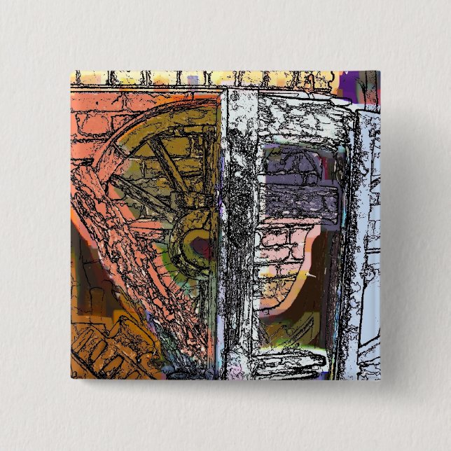 VIKTORIANISCHES ENGLAND BUTTON (Vorderseite)