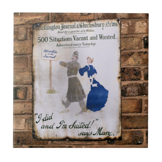 VIKTORIANISCHES ENGLAND FLIESE (Vorderseite)