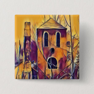 VIKTORIANISCHES ENGLAND-GEBÄUDE BUTTON