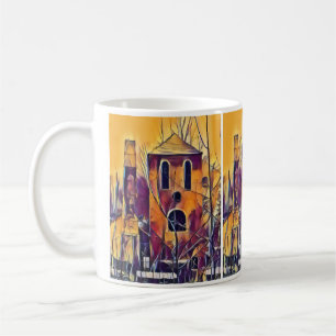 VIKTORIANISCHES ENGLAND-GEBÄUDE KAFFEETASSE
