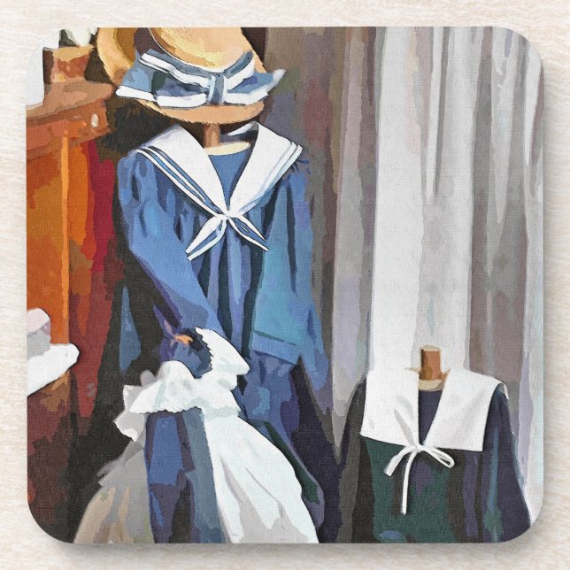 VIKTORIANISCHES ENGLAND GETRÄNKEUNTERSETZER (Vorderseite)