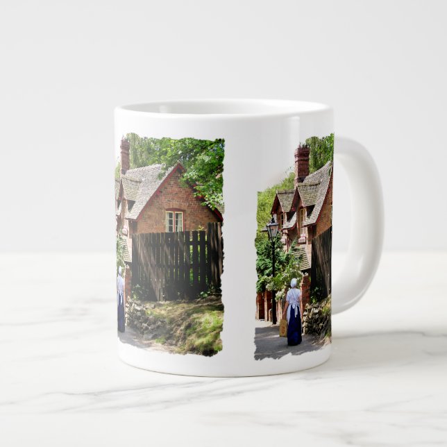 VIKTORIANISCHES ENGLAND Jumbo-Tasse (Vorderseite Rechts)