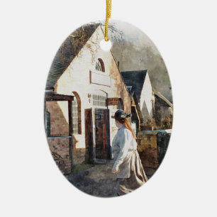 VIKTORIANISCHES ENGLAND KERAMIKORNAMENT