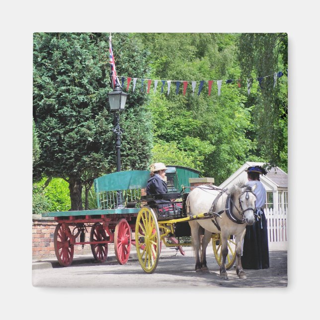 VIKTORIANISCHES ENGLAND MAGNET (Vorne)