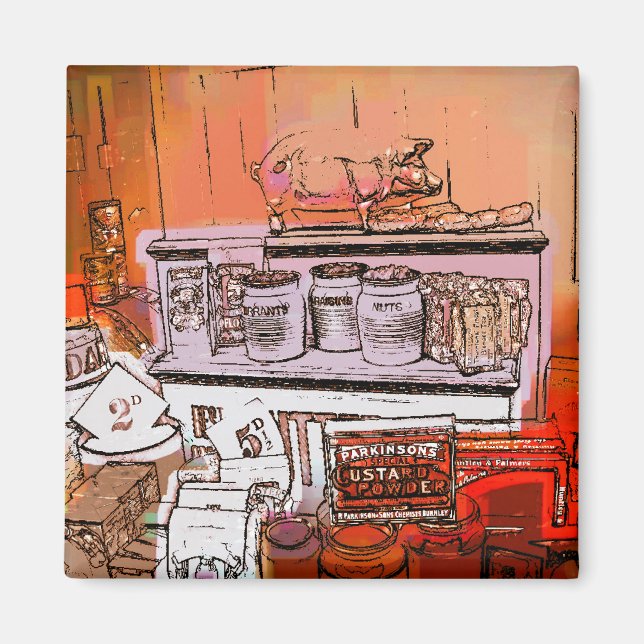 VIKTORIANISCHES ENGLAND MAGNET (Vorne)