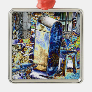 VIKTORIANISCHES ENGLAND ORNAMENT AUS METALL