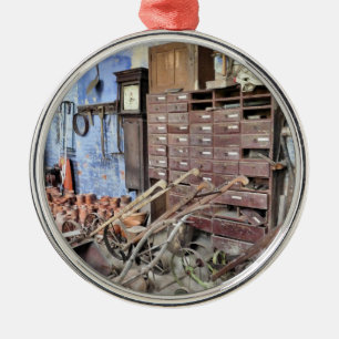 VIKTORIANISCHES ENGLAND ORNAMENT AUS METALL