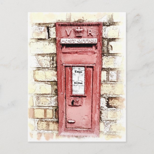 VIKTORIANISCHES ENGLAND POSTKARTE (Vorderseite)