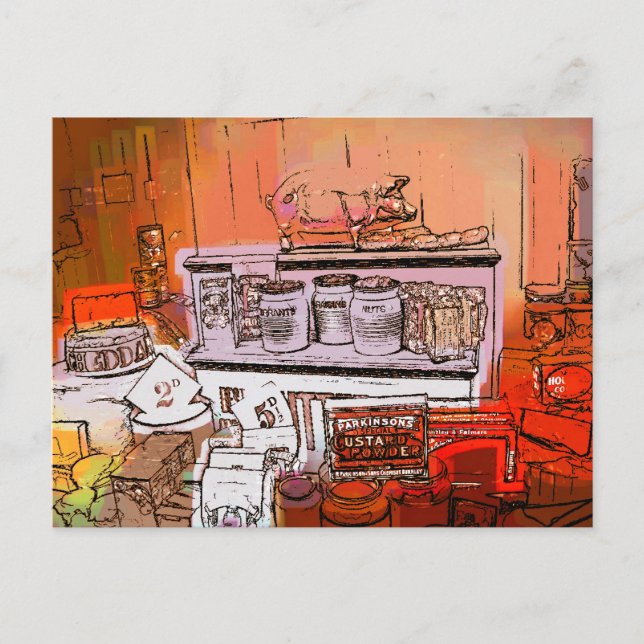 VIKTORIANISCHES ENGLAND POSTKARTE (Vorderseite)