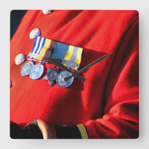 VIKTORIANISCHES ENGLAND QUADRATISCHE WANDUHR