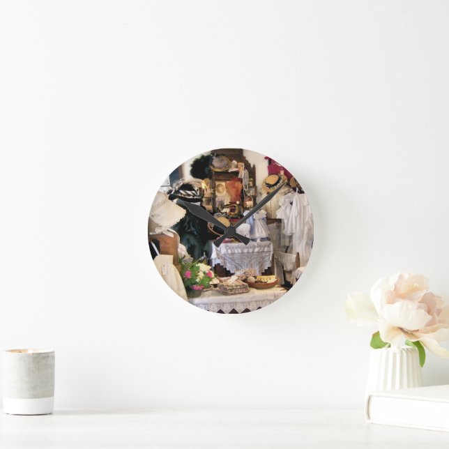 VIKTORIANISCHES ENGLAND RUNDE WANDUHR (Zuhause)