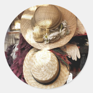 VIKTORIANISCHES ENGLAND RUNDER AUFKLEBER