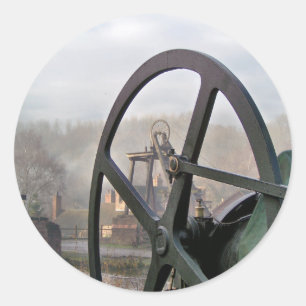 VIKTORIANISCHES ENGLAND RUNDER AUFKLEBER