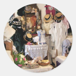 VIKTORIANISCHES ENGLAND RUNDER AUFKLEBER