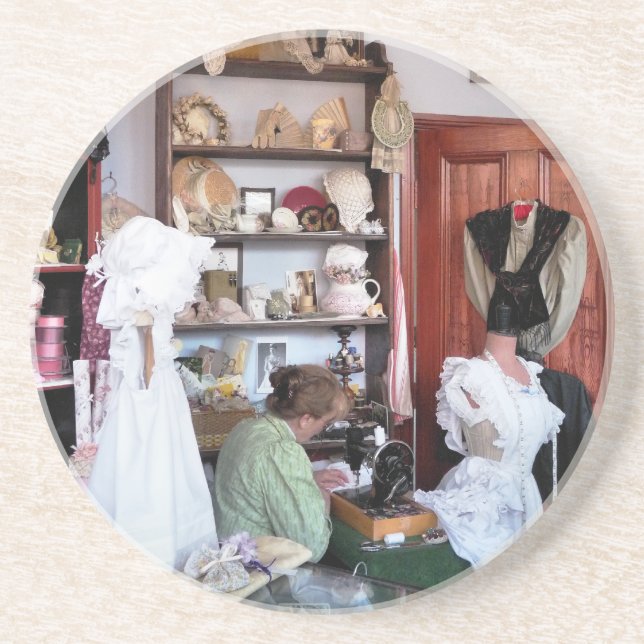 VIKTORIANISCHES ENGLAND SANDSTEIN UNTERSETZER (Vorne)