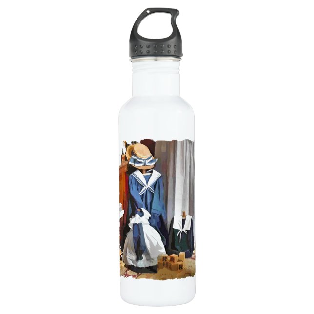 VIKTORIANISCHES ENGLAND TRINKFLASCHE (Vorderseite)