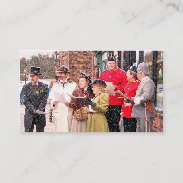 VIKTORIANISCHES ENGLAND VISITENKARTE (Vorderseite)