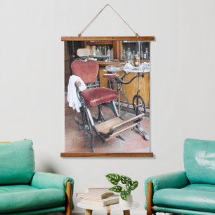 VIKTORIANISCHES ENGLAND WANDTEPPICH MIT HOLZRAHMEN