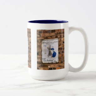 VIKTORIANISCHES ENGLAND ZWEIFARBIGE TASSE