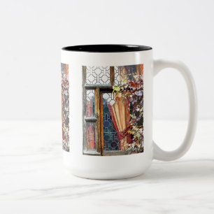 VIKTORIANISCHES ENGLAND ZWEIFARBIGE TASSE
