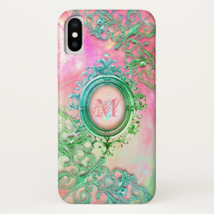Viktorianisches filigranes Opaljuwel aquamarin Case-Mate iPhone Hülle