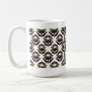 Viktorianisches Fledermausporträt Gothic Halloween Kaffeetasse