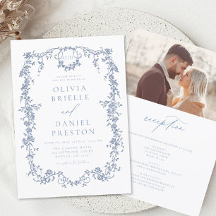 Viktorianisches französisches Foto auf einer Hochz