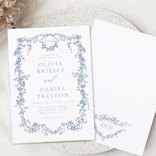 Viktorianisches französisches Hochzeitsprogramm