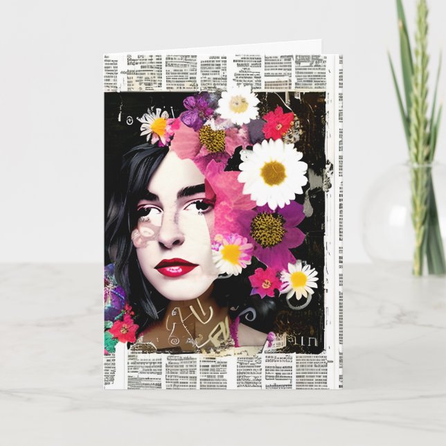 Viktorianisches Frauenpapier | Die Welt ist aufgeb Karte (Vorderseite)