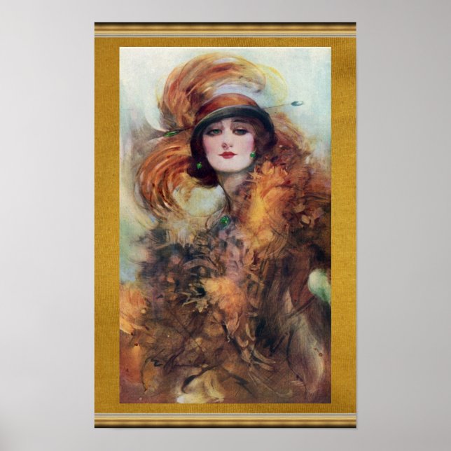 Viktorianisches Frauenposter Poster (Vorne)