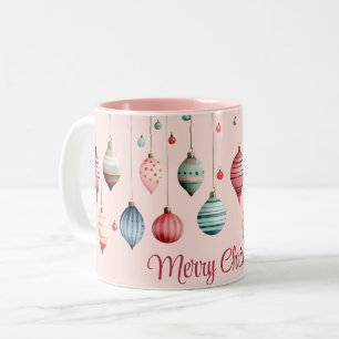 Viktorianisches handgeblasenes Glas-Ornament-Muste Zweifarbige Tasse