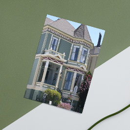 Viktorianisches Haus in San Francisco Postkarte
