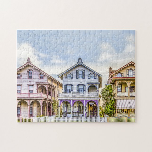 Viktorianisches Haus-Reihen-Puzzlespiel Puzzle (Horizontal)