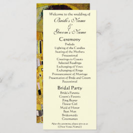 Viktorianisches Hochzeitsprogramm, The Kiss, Gusta Programm