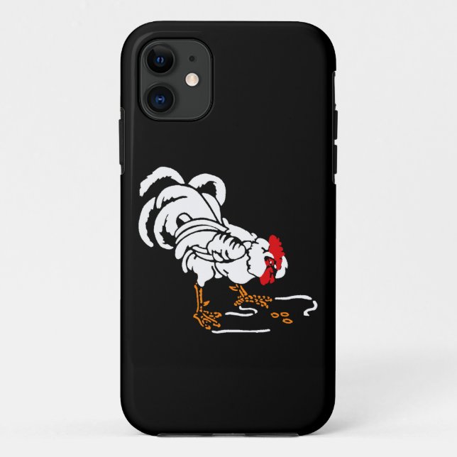 Viktorianisches Holzschnitt Weißer Raster Case-Mate iPhone Hülle (Rückseite)