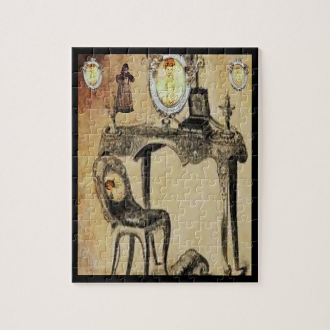Viktorianisches Jigsaw Puzzle (Vertikal)