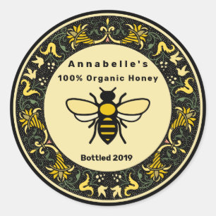 Viktorianisches Karton-Label 2 Runder Aufkleber