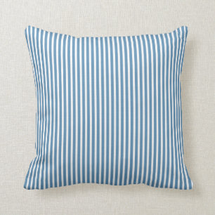 viktorianisches Kissenkissen des Vintagen blauen Kissen