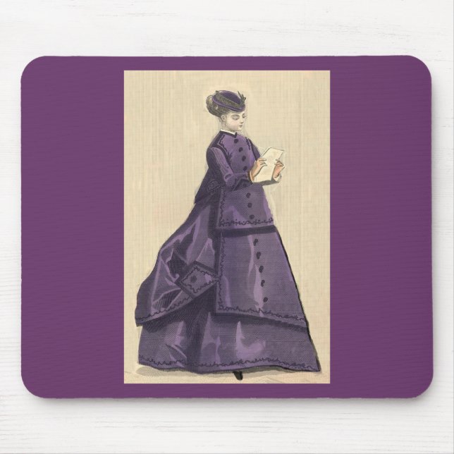 Viktorianisches Kleid Mousepad (Vorne)