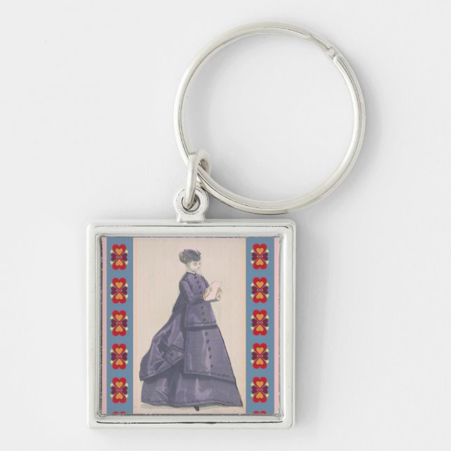 Viktorianisches Kleid Schlüsselanhänger (Vorne)