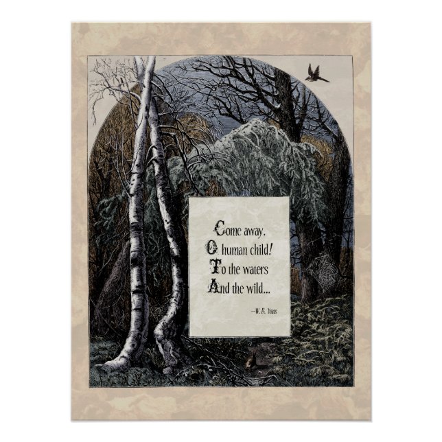 Viktorianisches Kunstgedicht Years "The Stolen Chi Poster (Vorderseite)